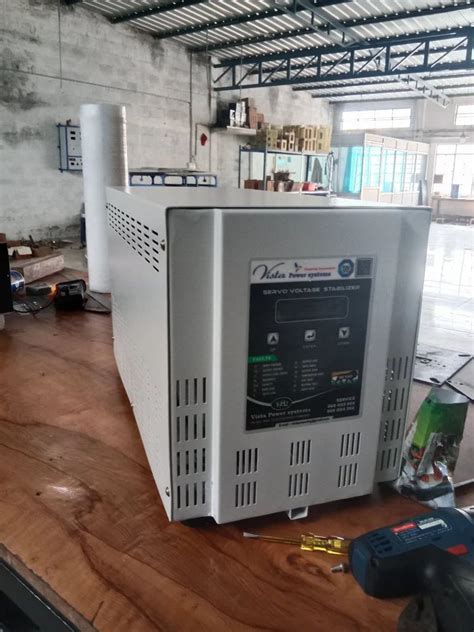 single phase servo stabilizer|2kVA Single Phase Servo Controlled Voltage Stabilizer.